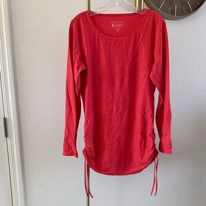 Coolibar UPF 50+ UV Protection Magenta Pink Long Sleeve Beach Cover Up Medium